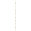 sengegavl 81x3x63 cm massivt fyrretræ hvid