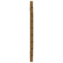 sengegavl 81x3x63 cm massivt fyrretræ gyldenbrun