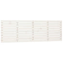 sengegavl 166x3x63 cm massivt fyrretræ hvid