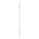 sengegavl 166x3x63 cm massivt fyrretræ hvid