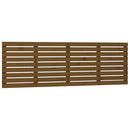 sengegavl 166x3x63 cm massivt fyrretræ gyldenbrun