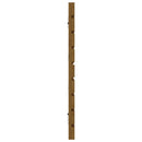 sengegavl 166x3x63 cm massivt fyrretræ gyldenbrun
