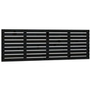 sengegavl 166x3x63 cm massivt fyrretræ sort