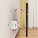 sengegavl 166x3x63 cm massivt fyrretræ sort