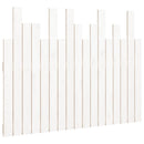 sengegavl 108x3x80 cm massivt fyrretræ hvid