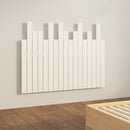 sengegavl 108x3x80 cm massivt fyrretræ hvid
