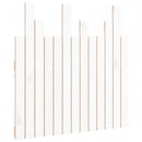 sengegavl 82,5x3x80 cm massivt fyrretræ hvid