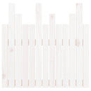 sengegavl 82,5x3x80 cm massivt fyrretræ hvid