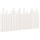 sengegavl 166x3x80 cm massivt fyrretræ hvid