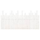 sengegavl 166x3x80 cm massivt fyrretræ hvid