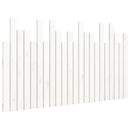 sengegavl 140x3x80 cm massivt fyrretræ hvid