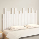 sengegavl 140x3x80 cm massivt fyrretræ hvid