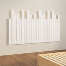 sengegavl 140x3x80 cm massivt fyrretræ hvid