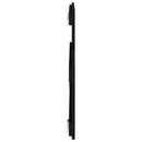 sengegavl 108x3x60 cm massivt fyrretræ sort