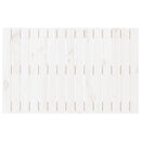 sengegavl 95,5x3x60 cm massivt fyrretræ hvid