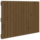 sengegavl 95,5x3x60 cm massivt fyrretræ gyldenbrun