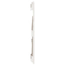 sengegavl 127,5x3x60 cm massivt fyrretræ hvid