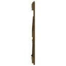 sengegavl 127,5x3x60 cm massivt fyrretræ gyldenbrun