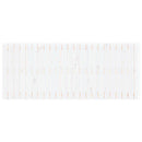 sengegavl 147x3x60 cm massivt fyrretræ hvid
