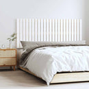 sengegavl 147x3x60 cm massivt fyrretræ hvid