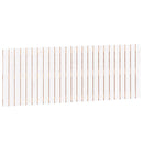 sengegavl 159,5x3x60 cm massivt fyrretræ hvid