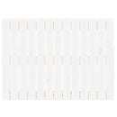 sengegavl 82,5x3x60 cm massivt fyrretræ hvid