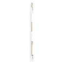 sengegavl 82,5x3x60 cm massivt fyrretræ hvid