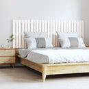 sengegavl 166x3x60 cm massivt fyrretræ hvid