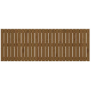 sengegavl 166x3x60 cm massivt fyrretræ gyldenbrun