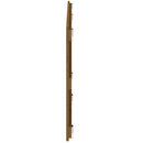 sengegavl 166x3x60 cm massivt fyrretræ gyldenbrun