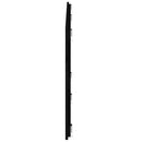 sengegavl 166x3x60 cm massivt fyrretræ sort