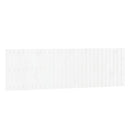 sengegavl 185x3x60 cm massivt fyrretræ hvid