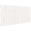 sengegavl 140x3x60 cm massivt fyrretræ hvid