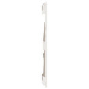 sengegavl 140x3x60 cm massivt fyrretræ hvid
