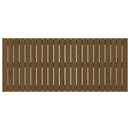 sengegavl 140x3x60 cm massivt fyrretræ gyldenbrun