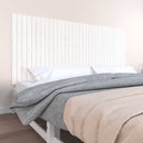 sengegavl 204x3x90 cm massivt fyrretræ hvid