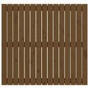 sengegavl 95,5x3x90 cm massivt fyrretræ gyldenbrun