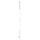 sengegavl 127,5x3x90 cm massivt fyrretræ hvid