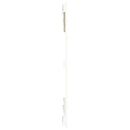 sengegavl 147x3x90 cm massivt fyrretræ hvid