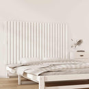 sengegavl 147x3x90 cm massivt fyrretræ hvid