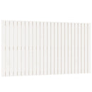 sengegavl 159,5x3x90 cm massivt fyrretræ hvid