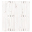 sengegavl 82,5x3x90 cm massivt fyrretræ hvid