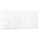 sengegavl 185x3x90 cm massivt fyrretræ hvid