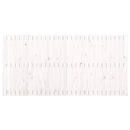 sengegavl 185x3x90 cm massivt fyrretræ hvid