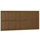 sengegavl 185x3x90 cm massivt fyrretræ gyldenbrun