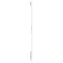 sengegavl 140x3x90 cm massivt fyrretræ hvid