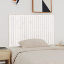sengegavl 140x3x90 cm massivt fyrretræ hvid