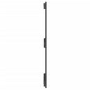 sengegavl 140x3x90 cm massivt fyrretræ grå