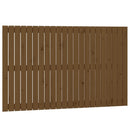 sengegavl 140x3x90 cm massivt fyrretræ gyldenbrun