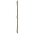 væghængt sengegavl 108x3x110 cm massivt fyrretræ gyldenbrun